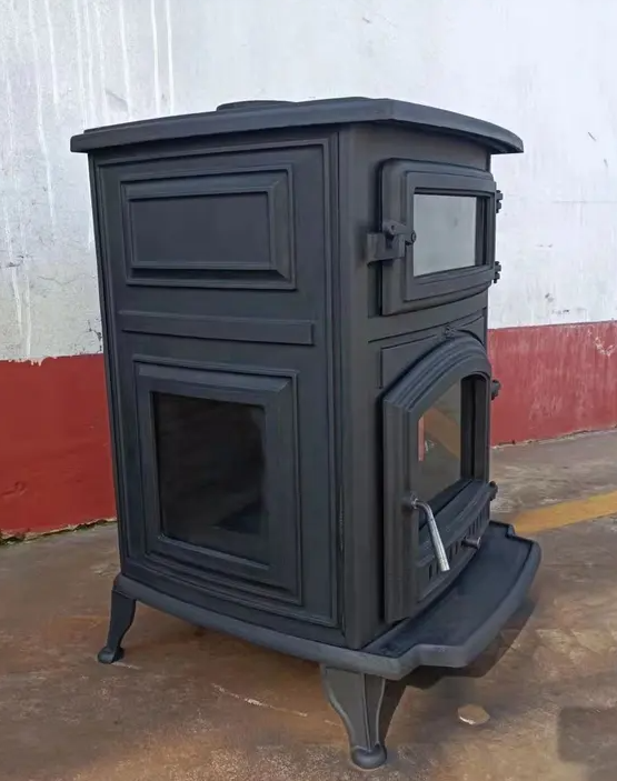 Heating stove BSC 307-3 with side windows