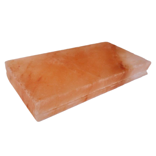 Himalajų druskos plytelė 200x100x25 mm poliruota (su grioveliu)
