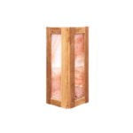 Himalayan salt corner lamp 4 tiles, 47×18 cm