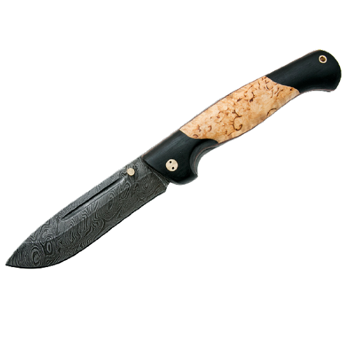Sulankstomas damasko plieno peilis Partner-2