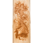 Sauna door "Fish"