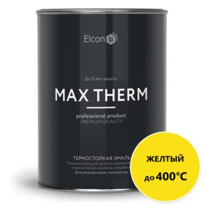 Термостойкая эмаль Elcon Max Therm 0,8 kg Желтый