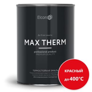 Термостойкая эмаль Elcon Max Therm 0,8 kg Красный