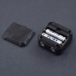 Electronic meter with magnetic base