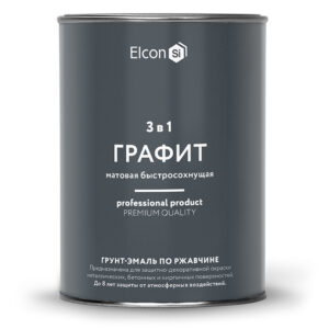 Heat-resistant paint ELCON 700C 1L 0,8kg GRAFITO COLOUR