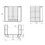 Frame for sauna stove USLADA 20