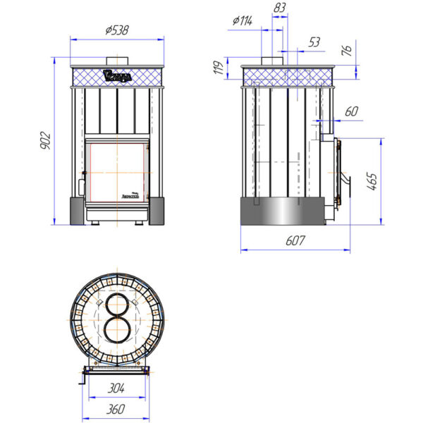 Sauna stove Uslada Kerama