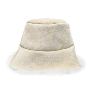 Medical sheepskin sauna cap "PANAMA WHITE"