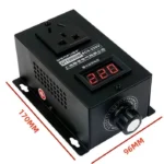 Įtampos, galios reguliatorius kaitinimo elementui (TENUI) AC 10 000 W, 220 V su kintamuoju rezistoriumi GT-10000W