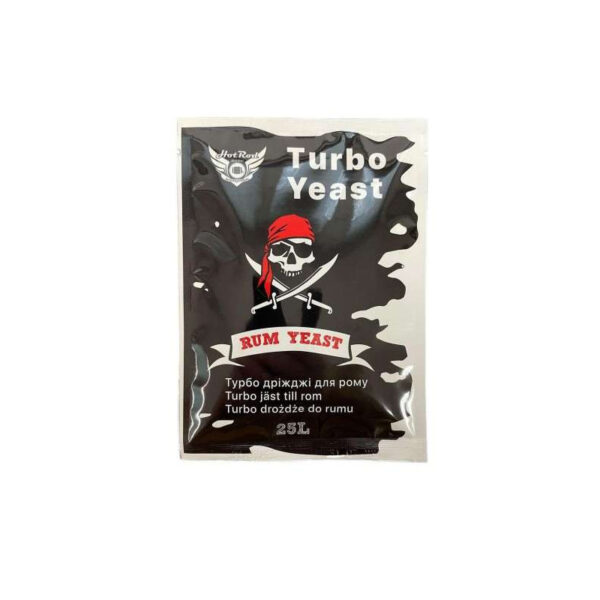 Turbo mielės romui „Hot Rod Rum“, skirtos 25 l, 71 g.