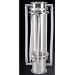SOXHLET ekstraktorius 3", su stikline kolona (250 mm) ir pailgintu krepšeliu (200 mm)
