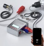 Automatinė valdymo sistema „5 viename“ distiliavimo aparatui su galios reguliatoriumi-stabilizatoriumi